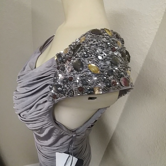 JS Boutique Cowl-neck scrunched dress - Picture 5 of 5